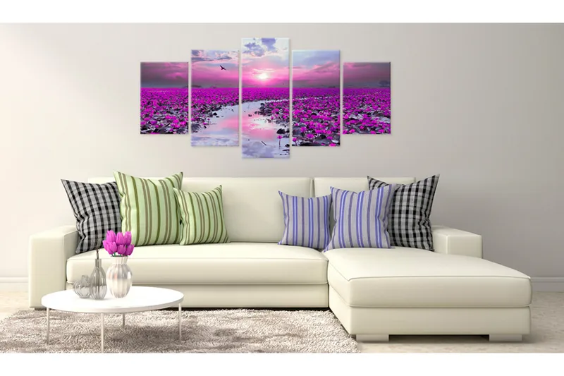 Tavla The River Of Magic 200X100 Rosa|Lila - Artgeist sp. z o. o. - Inredning & dekor - Tavlor & konst - Canvastavla