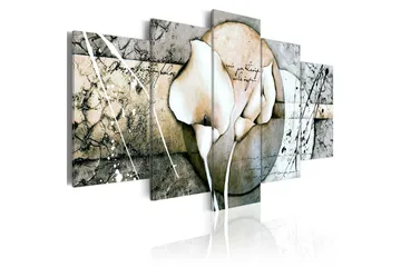 Tavla The Secret Of Calla Lily Grey 100x50