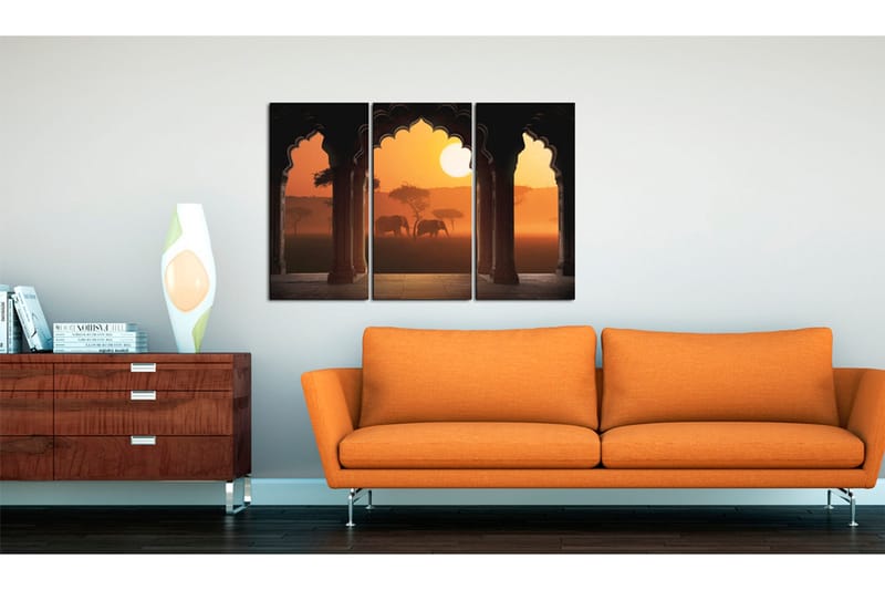 Tavla The Tranquillity Of Africa Triptych 120x80 - Artgeist sp. z o. o. - Inredning & dekor - Tavlor & konst - Canvastavla
