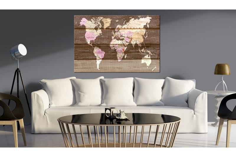 Tavla The Wooden World 90x60, Artgeist sp. z o. o.