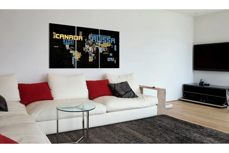 TAVLA The World Is Not Enough Triptych 60x40 - Artgeist sp. z o. o. - Inredning & dekor - Tavlor & konst - Canvastavla