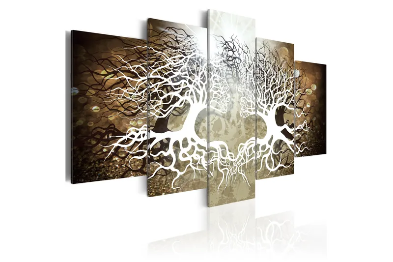 Tavla Thorny Kiss 100X50 Beige|Brun|Vit - Artgeist sp. z o. o. - Inredning & dekor - Tavlor & konst - Canvastavla