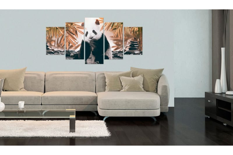 Tavla Thoughtful Panda 200x100 - Artgeist sp. z o. o. - Inredning & dekor - Tavlor & konst - Canvastavla
