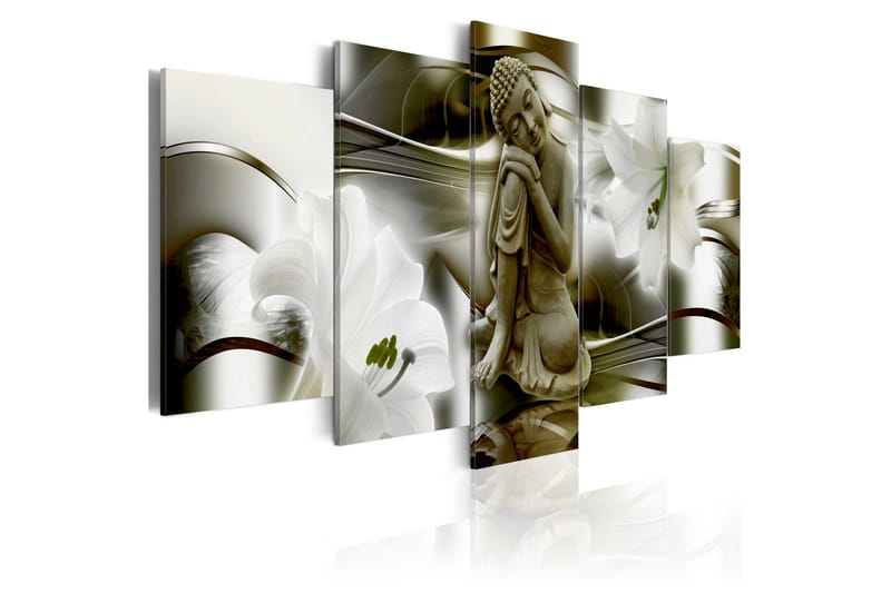 Tavla Thoughts Of The Buddha 100X50 Vit - Artgeist sp. z o. o. - Inredning & dekor - Tavlor & konst - Canvastavla