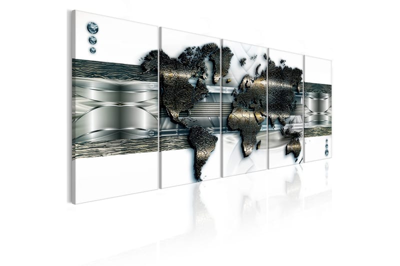 Tavla Three-Dimensional Map 200x80, Artgeist sp. z o. o.