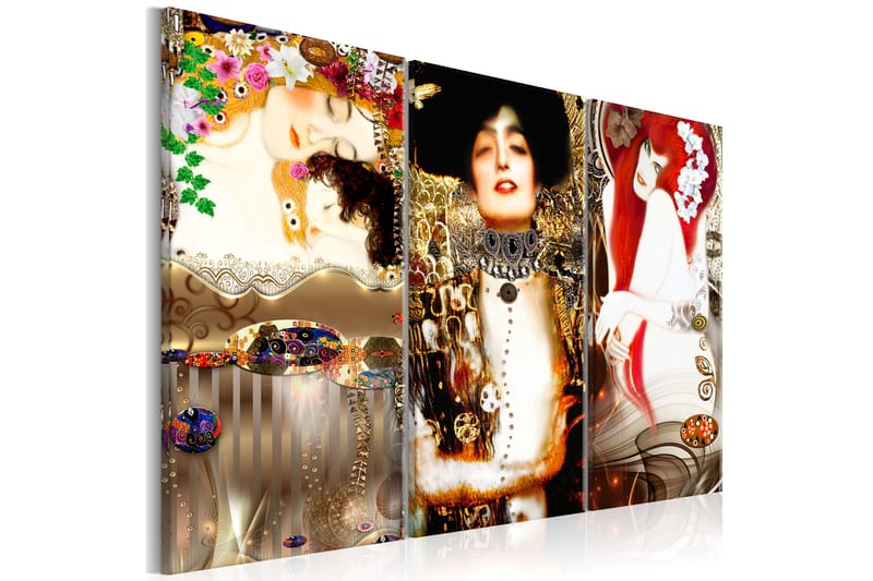 Tavla Three Women 3 Parts 90x60, Artgeist sp. z o. o.