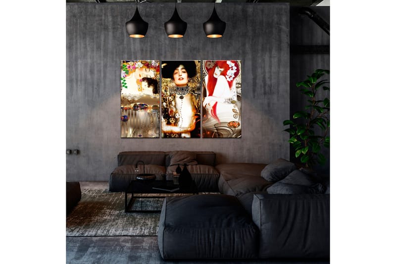 Tavla Three Women 3 Parts 90x60 - Artgeist sp. z o. o. - Inredning & dekor - Tavlor & konst - Canvastavla