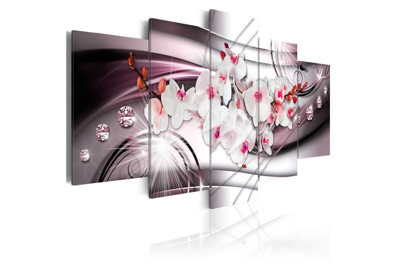 Tavla Tint Of Orchid 100X50 Flerfärgad|Rosa - Artgeist sp. z o. o. - Inredning & dekor - Tavlor & konst - Canvastavla