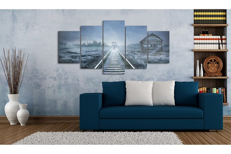 Tavla Tle Sista Stationen 200x100 - Artgeist sp. z o. o. - Inredning & dekor - Tavlor & konst - Canvastavla