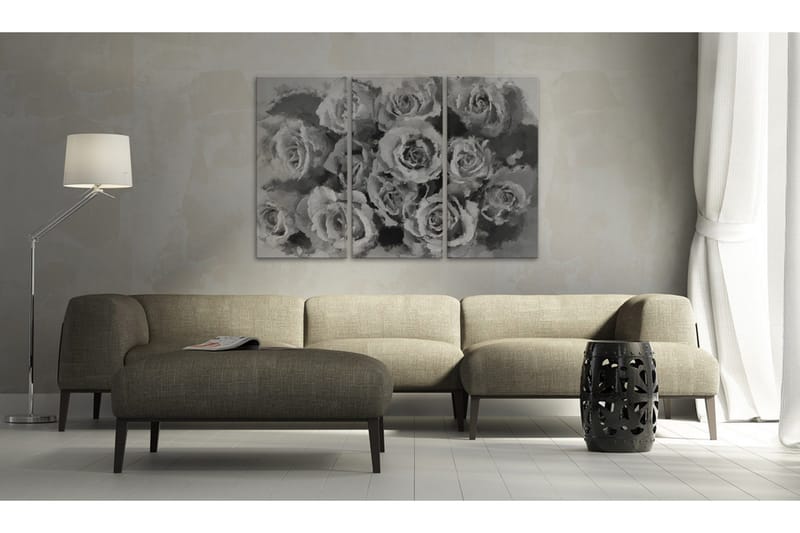 Tavla Tolv Roses Triptych 60x40 - Artgeist sp. z o. o. - Inredning & dekor - Tavlor & konst - Canvastavla