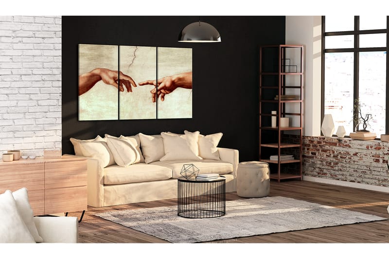 Tavla Touch Of God 120X80 Flerfärgad - Artgeist sp. z o. o. - Inredning & dekor - Tavlor & konst - Canvastavla