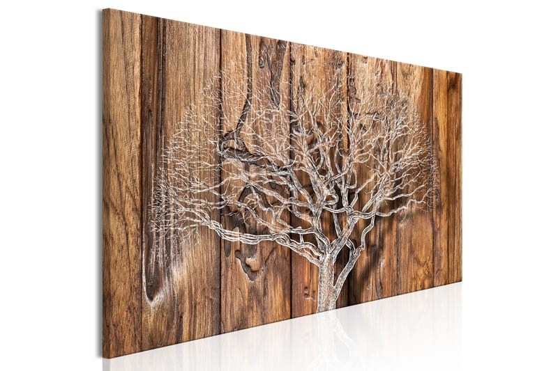 Tavla Tree Chronicle 1 Part Narrow 150X50 Brun - Artgeist sp. z o. o. - Inredning & dekor - Tavlor & konst - Canvastavla