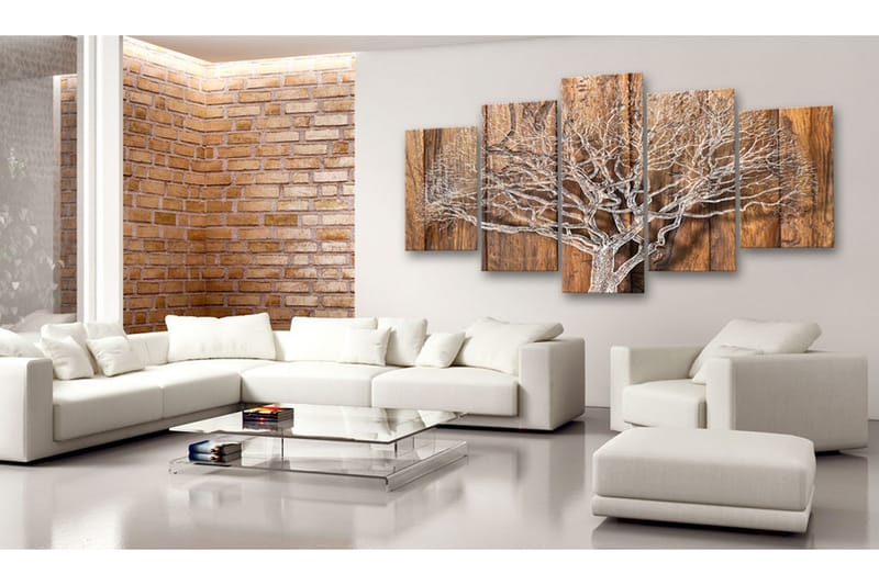 Tavla Tree Chronicle 100X50 Brun - Artgeist sp. z o. o. - Inredning & dekor - Tavlor & konst - Canvastavla