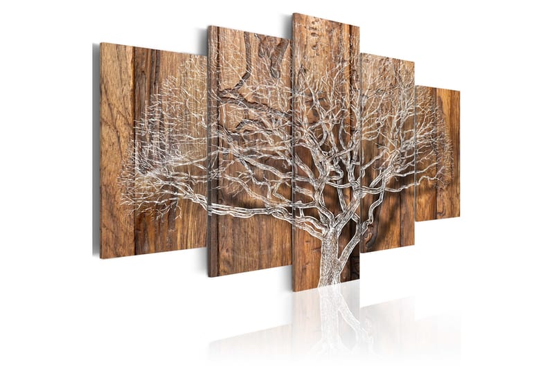 Tavla Tree Chronicle 100X50 Brun, Artgeist sp. z o. o.