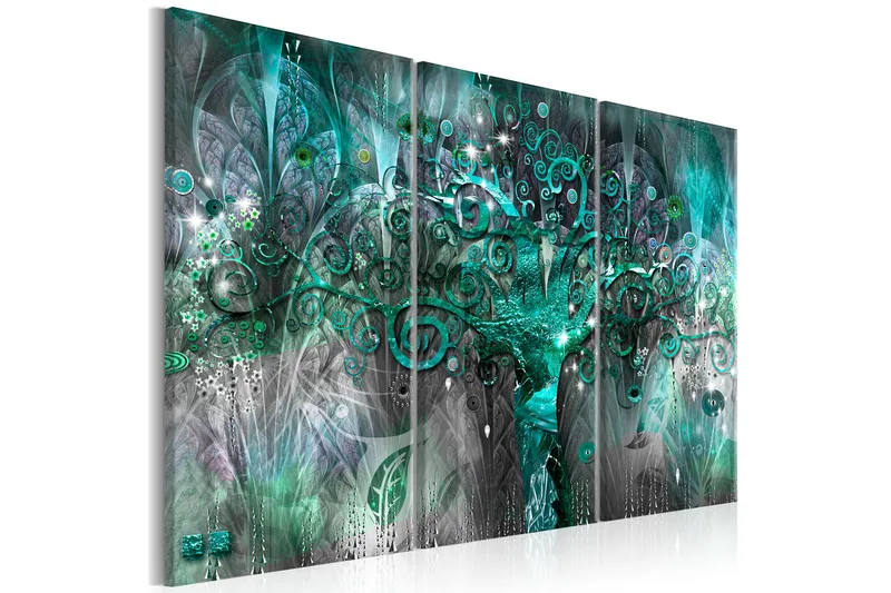 Tavla Tree Of The Future 120X80 Grön|Flerfärgad - Artgeist sp. z o. o. - Inredning & dekor - Tavlor & konst - Canvastavla