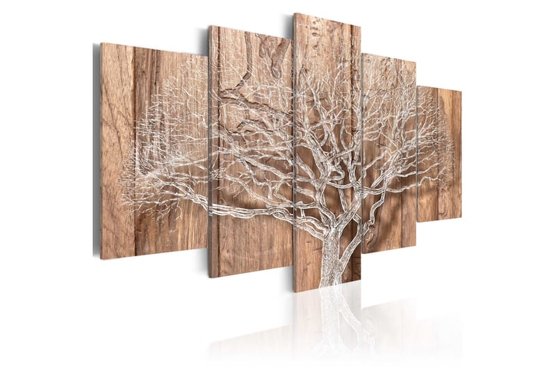 Tavla Tree Story 100X50 Beige|Brun - Artgeist sp. z o. o. - Inredning & dekor - Tavlor & konst - Canvastavla