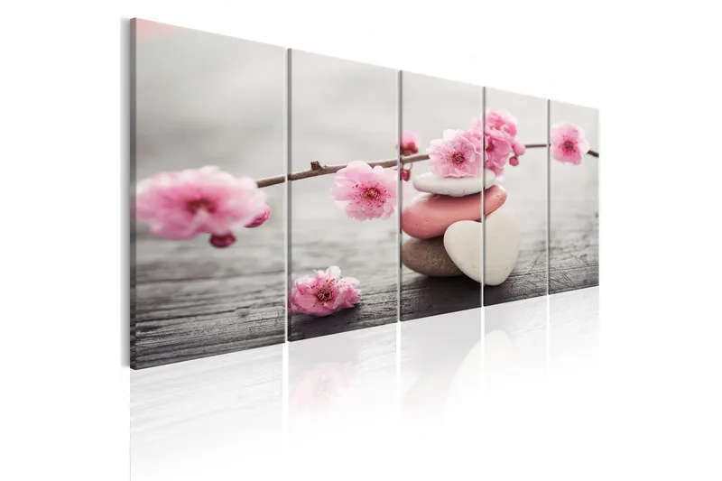 Tavla Tricoloured Pebbles 200x80 - Artgeist sp. z o. o. - Inredning & dekor - Tavlor & konst - Canvastavla