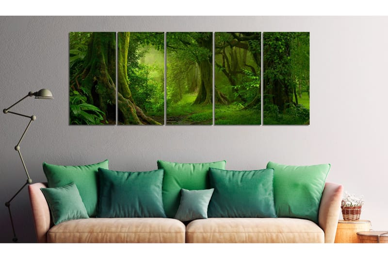 Tavla Tropical Jungle 200x80 - Artgeist sp. z o. o. - Inredning & dekor - Tavlor & konst - Canvastavla