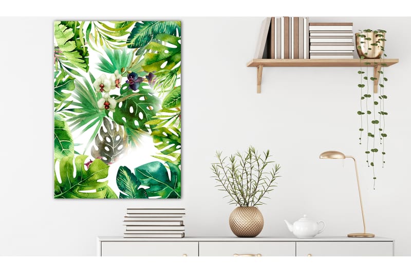 TAVLA Tropical Shadow (1 Part) Vertical 40x60 - Artgeist sp. z o. o. - Inredning & dekor - Tavlor & konst - Canvastavla
