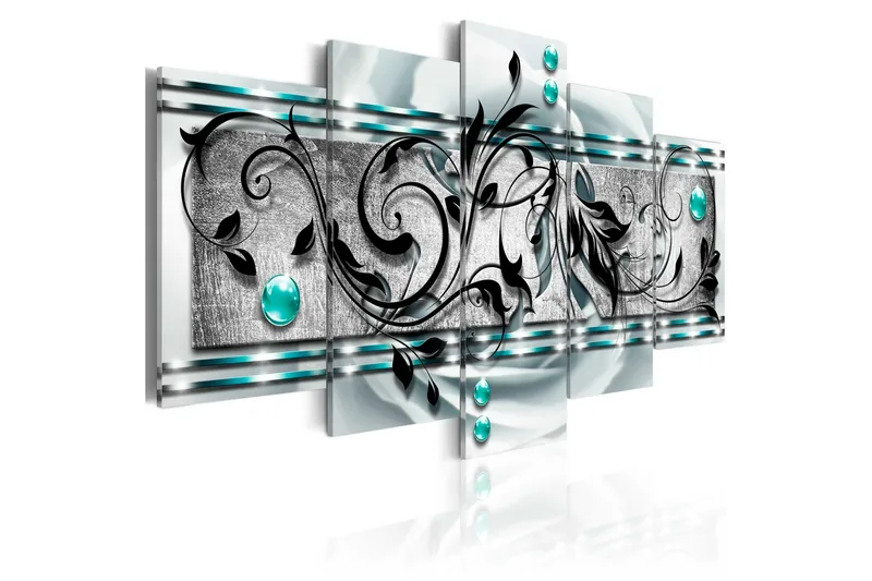 Tavla Turquoise Ambivalence 200x100, Artgeist sp. z o. o.