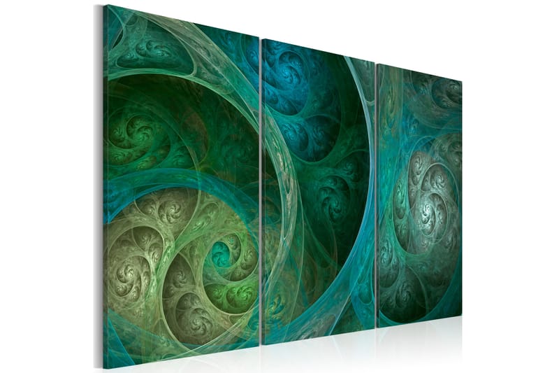 Tavla Turquoise Oriental 120X80 Grön|Flerfärgad - Artgeist sp. z o. o. - Canvastavla