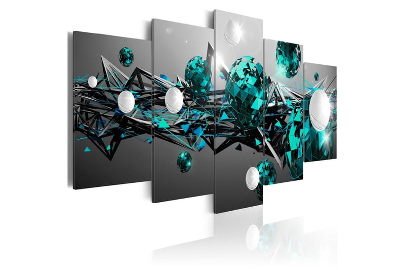 Tavla Turquoise Solar System 100x50, Artgeist sp. z o. o.