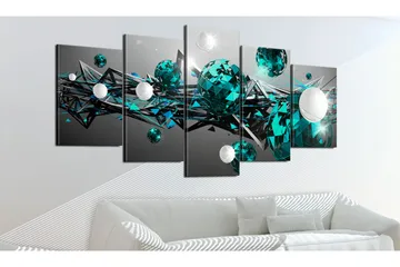 Tavla Turquoise Solar System 200x100 - Artgeist sp. z o. o. - Inredning & dekor - Tavlor & konst - Canvastavla