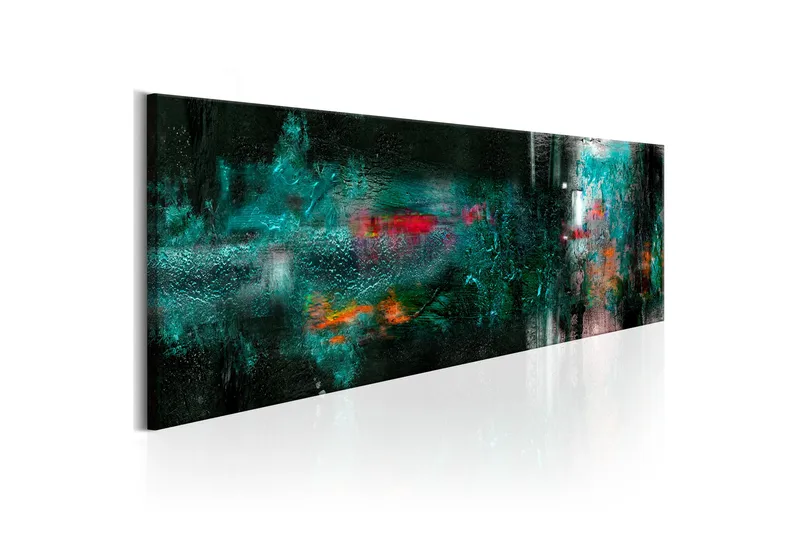 Tavla Turquoise Power 120X40 Flerfärgad|Blå - Artgeist sp. z o. o. - Inredning & dekor - Tavlor & konst - Canvastavla