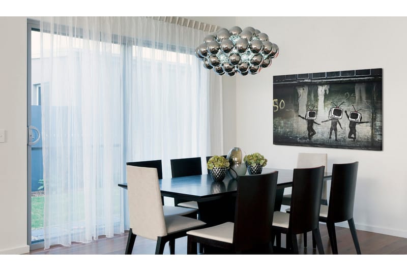 Tavla Tv Heads Dance Banksy 60x40 - Artgeist sp. z o. o. - Inredning & dekor - Tavlor & konst - Canvastavla