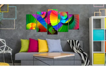 Tavla Twisted Colours 100x50 - Artgeist sp. z o. o. - Inredning & dekor - Tavlor & konst - Canvastavla