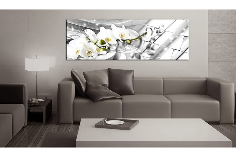 Tavla Twisted Orchids 120x40 - Artgeist sp. z o. o. - Inredning & dekor - Tavlor & konst - Canvastavla