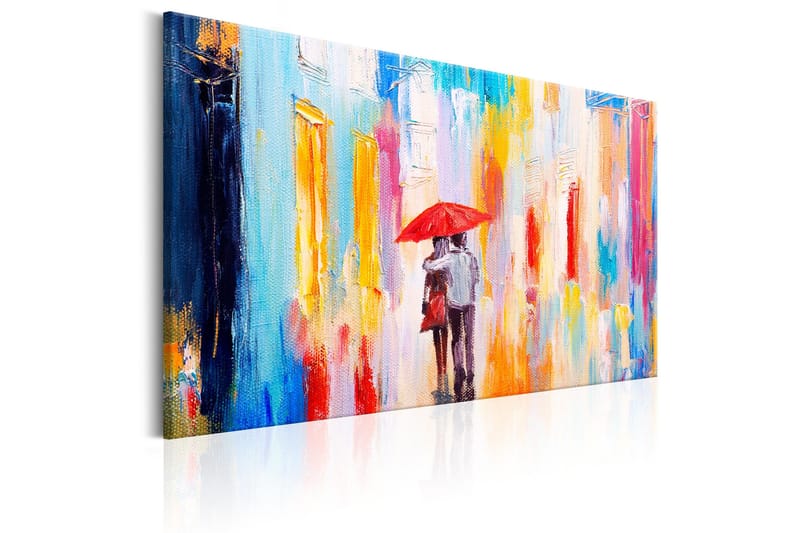 Tavla Under the Love Umbrella 120x80 - Inredning & dekor - Tavlor & konst - Canvastavla