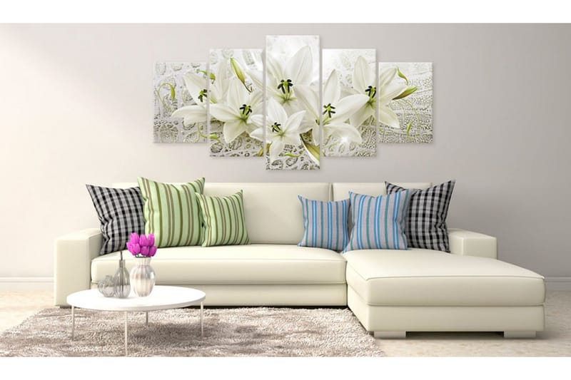 Tavla Unique Flowers 200x100 - Artgeist sp. z o. o. - Inredning & dekor - Tavlor & konst - Canvastavla