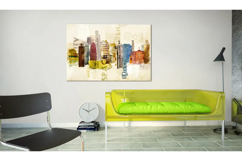 Tavla Urban Design 60X40 Flerfärgad|Beige - Artgeist sp. z o. o. - Inredning & dekor - Tavlor & konst - Canvastavla