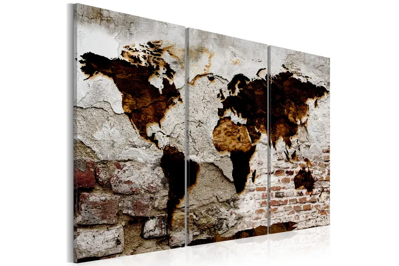 Tavla Urban Travels 90X60 Flerfärgad|Brun - Artgeist sp. z o. o. - Inredning & dekor - Tavlor & konst - Canvastavla