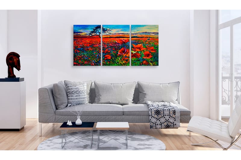 Tavla Valley of Poppies 120x60, Artgeist sp. z o. o.