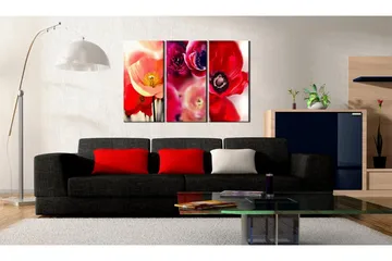Tavla Vallmo Tre Perspektiv 60x40 - Artgeist sp. z o. o. - Inredning & dekor - Tavlor & konst - Canvastavla