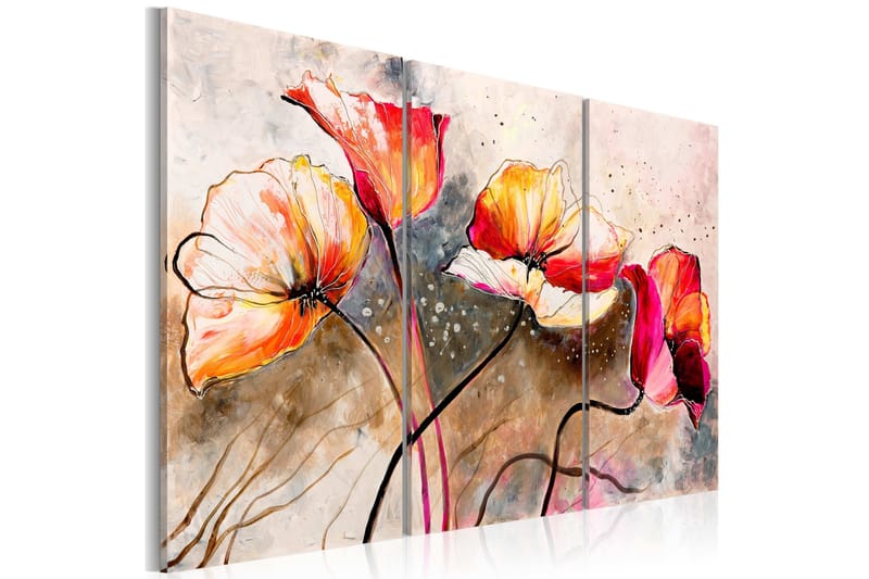 Tavla Vallmor Piskade Av Vinden 60x40, Artgeist sp. z o. o.