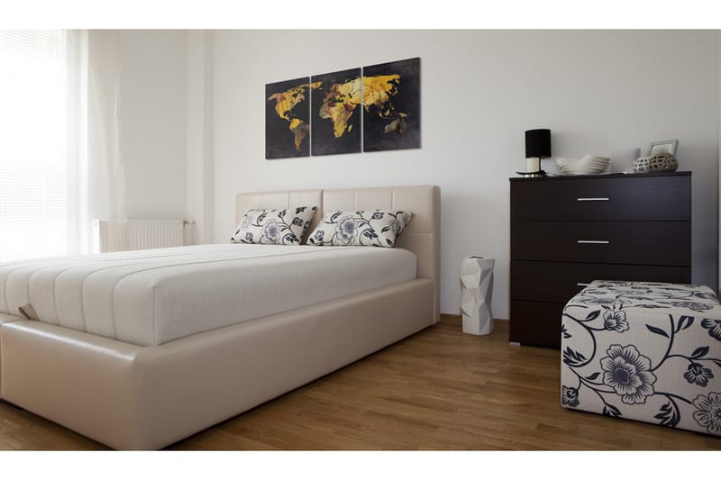 Tavla Världskartan Kvicksand 120x60 - Artgeist sp. z o. o. - Inredning & dekor - Tavlor & konst - Canvastavla