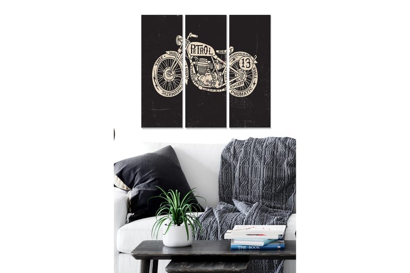 Tavla Vehicle 3-Pack Flerfärgad 20X50 - 20x50 cm - Inredning & dekor - Tavlor & konst - Canvastavla