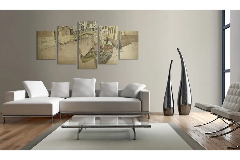 Tavla Venedig 200X100 Beige - Artgeist sp. z o. o. - Inredning & dekor - Tavlor & konst - Canvastavla