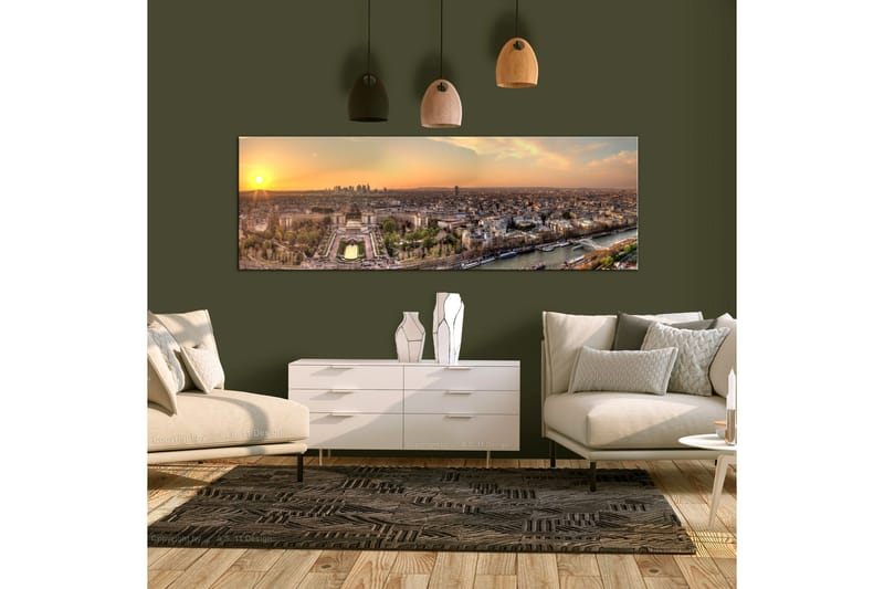 Tavla View from Eiffel Tower (1 Part) Narrow 150x50, Artgeist sp. z o. o.