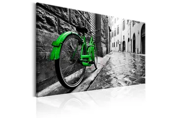 Tavla Vintage Green Bike 120x80 - Artgeist sp. z o. o. - Inredning & dekor - Tavlor & konst - Canvastavla