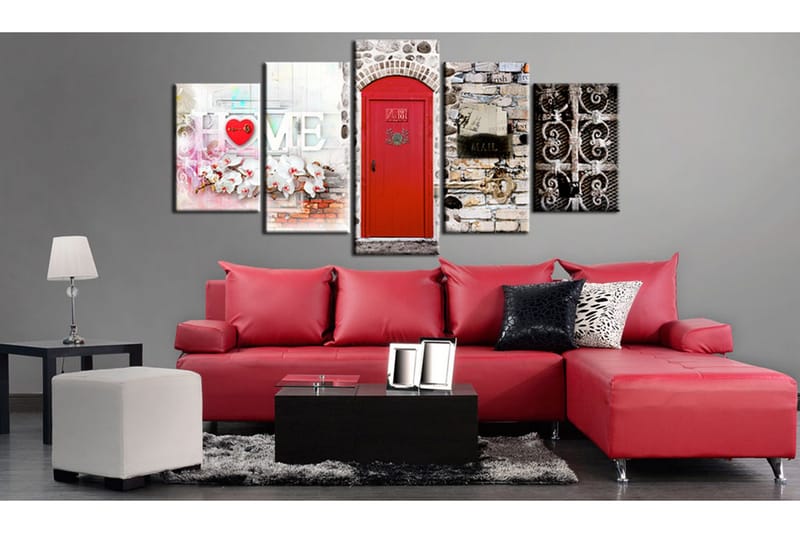 Tavla Vintage Home 200x100 - Artgeist sp. z o. o. - Inredning & dekor - Tavlor & konst - Canvastavla