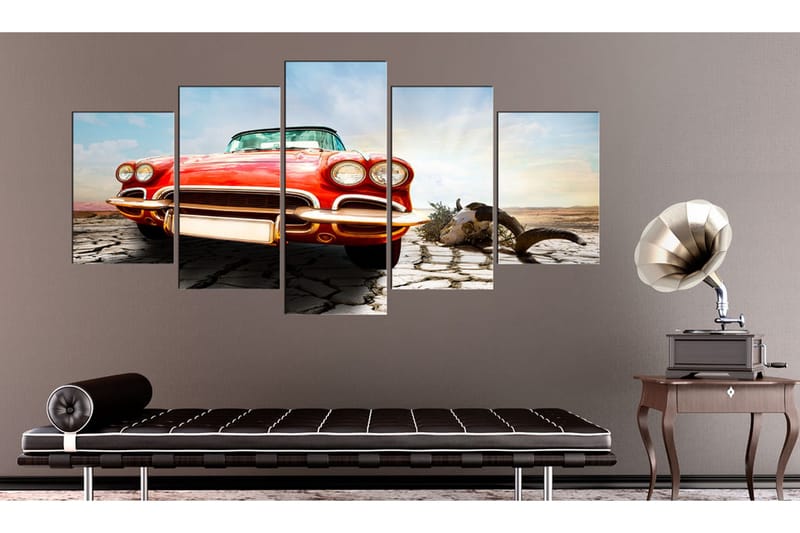 Tavla Vintage Red Dream 100x50 - Artgeist sp. z o. o. - Inredning & dekor - Tavlor & konst - Canvastavla
