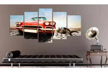 Tavla Vintage Red Dream 200x100 - Artgeist sp. z o. o. - Inredning & dekor - Tavlor & konst - Canvastavla