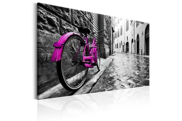 Tavla Vintage Pink Bike 120x80 - Artgeist sp. z o. o. - Inredning & dekor - Tavlor & konst - Canvastavla