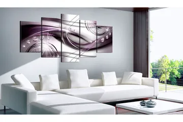 Tavla Violet Glow 100x50 - Artgeist sp. z o. o. - Inredning & dekor - Tavlor & konst - Canvastavla