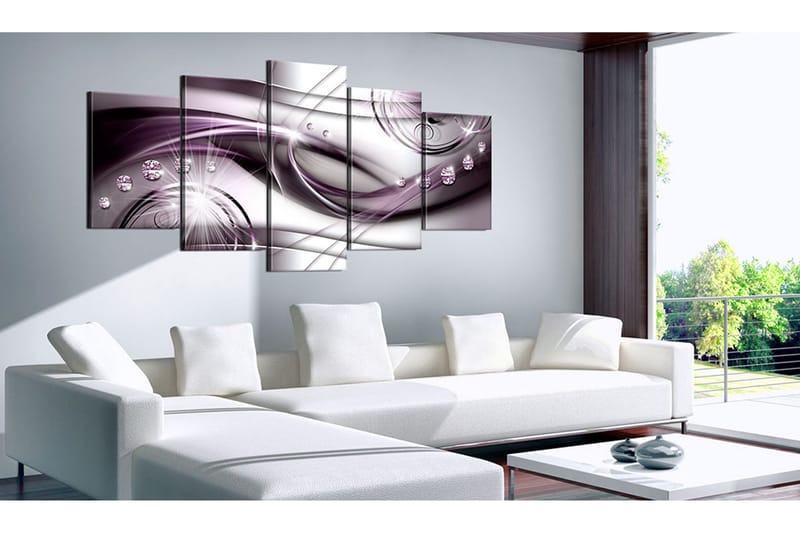 Tavla Violet Glow 200x100 - Artgeist sp. z o. o. - Inredning & dekor - Tavlor & konst - Canvastavla