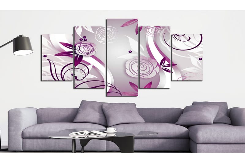 Tavla Violet Roses 200x100, Artgeist sp. z o. o.